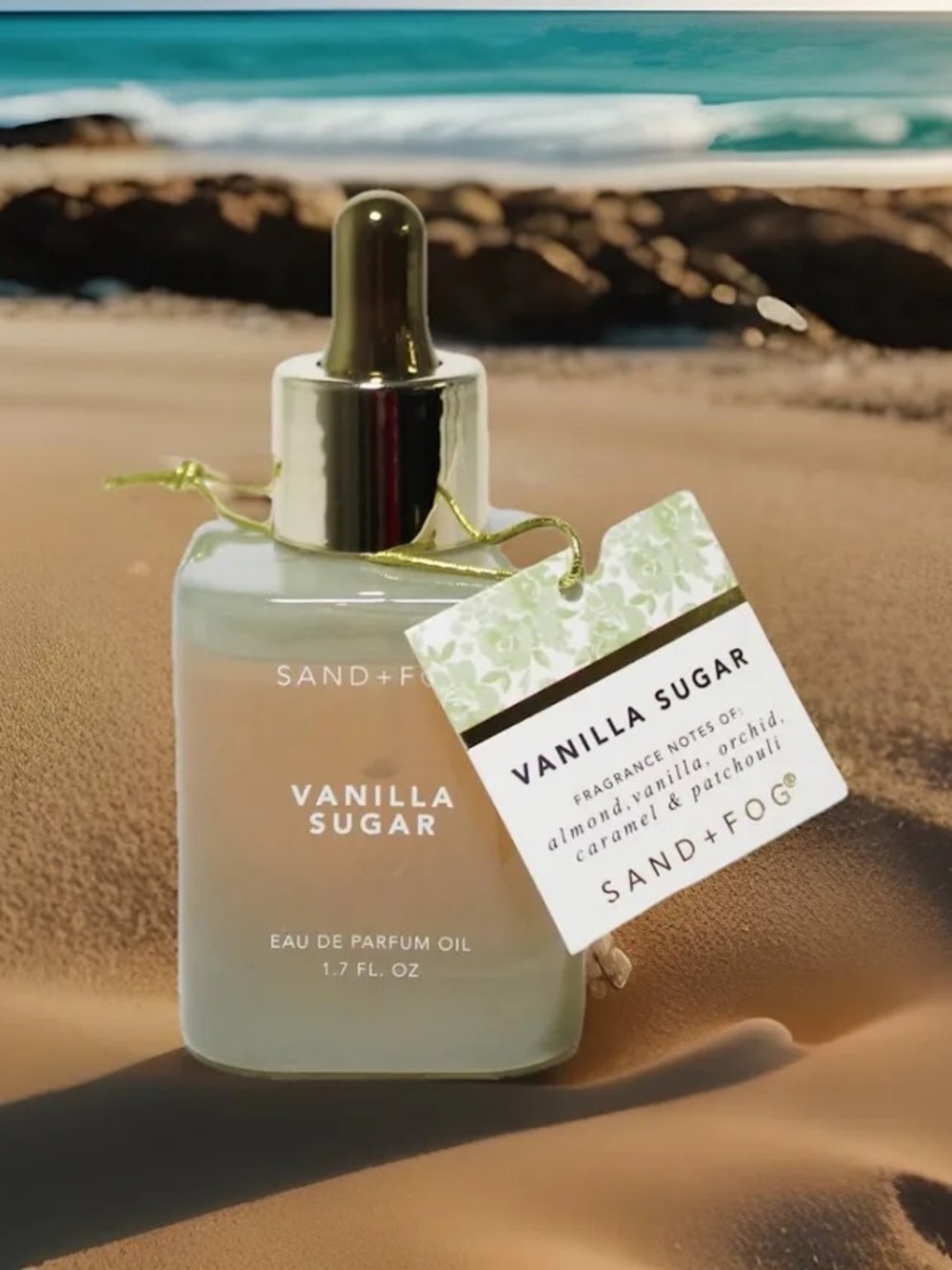 Sand + Fog Vanilla Sugar Body Oil - Cream Scented Moisturizer